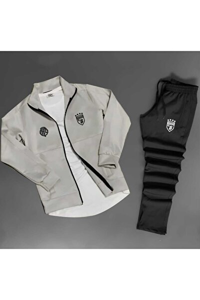 NOFLEN Cb Printed Scuba Bottom Top Tracksuit Set