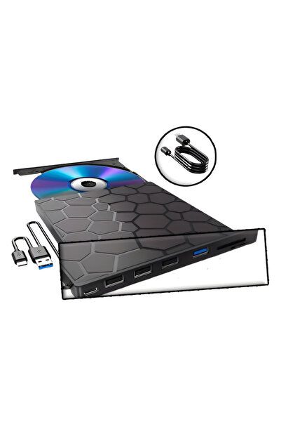 Other Cablu suplimentar unitate CD/DVD externă 4xUSB și 1xUSB-C SD/TF pentru ...