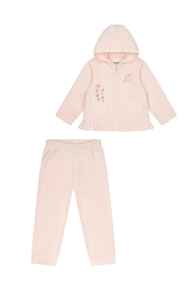 Miny Center Kadife Kız Bebek İkili Takım