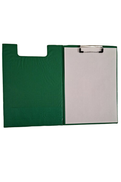 OEM Clipboard dublu, PP, potrivit pentru coli A4 cu buzunar interior - verde
