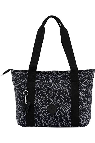 Caprice Collection Everyday Large Shoulder Tote bag, High-Grade Nylon, Zip-Top, Organised Pockets -B