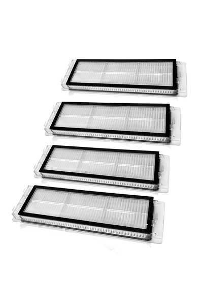 ROBOTHUB Set 4 filtre Hepa lavabile compatibile Roborock S5 MAX, S6 MAXV, S50...