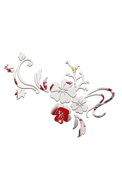 CBD CORAL BEST DEALS Autocolante adezive acrilice pentru oglinzi cu design fl...