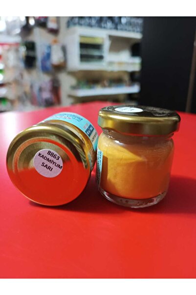 ArtElegant Art Elegant Sır Altı Seramik Çini Boyası 40gr 8863-KADMİYUM SARI--...