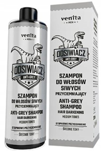 Other VENITA MEN șampon anti-par pentru păr gri tonuri medii 200 ml