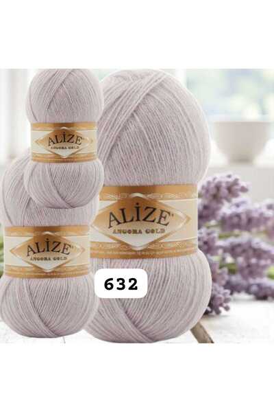 ÇEÇEN HOME (3 Pieces) 632 Angora Gold Vest-Shawl-Cardigan-Beret-Hobby Hand Kn...