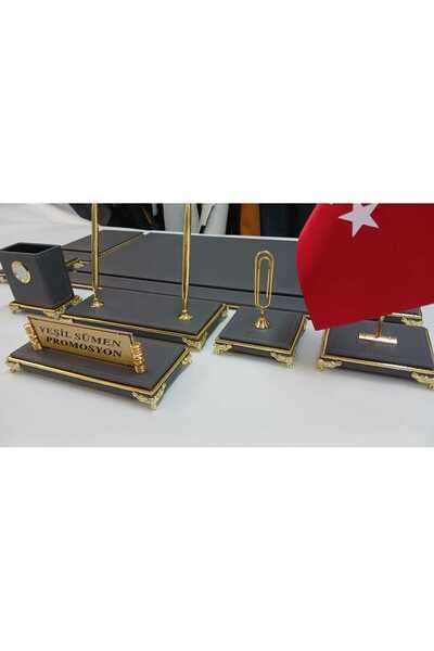 Yeşilsümen GRİ VE GOLD 3 KADEMELİ KİŞİYE ÖZEL İSİMLİKLİ LÜKS TASARIM SÜMEN VE...