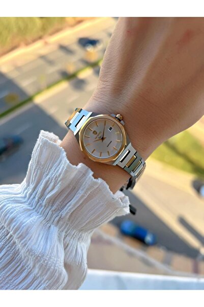 Raymond 2 Years Warranty Steel Case and Strap Does Not Blacken Color Does Not Fade 5 Atm Women's Wristwatch 61505.1