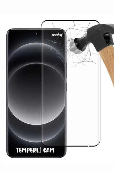 corcishop Xiaomi Mi 15 Ultra Kavisli Edge Ekran Koruyucu Temperli Kırılmaz Ca...