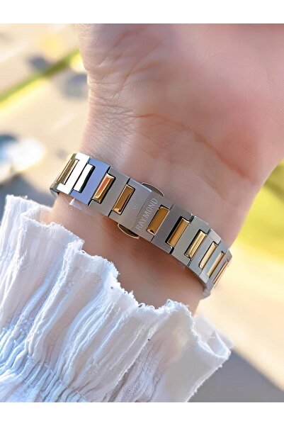 Raymond 2 Years Warranty Steel Case and Strap Does Not Blacken Color Does Not Fade 5 Atm Women's Wristwatch 61505.1