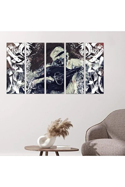 Generic Modern wall panel by Talal Maddah - 24176 - divided into five equal pieces