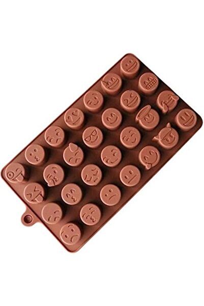 CBD CORAL BEST DEALS Formă de silicon, design emoji pentru ciocolată de casă,...