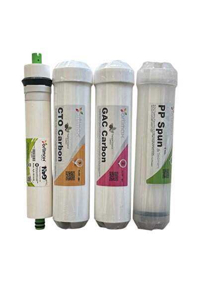 Ortimax orjinal 4 lü filtre seti Minerallı duş başlığı hediyedir