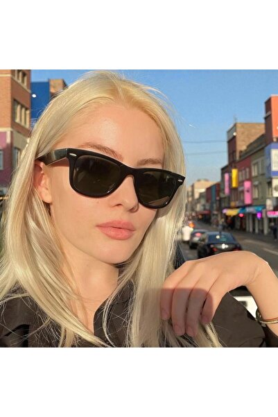 ZENIT نظارات شمسية نسائية من Frown siyah cateye مع حماية من الأشعة فوق البنفس...