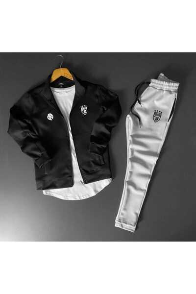 NOFLEN طقم بدلة رياضية علوية وسفلية مطبوعة من CB