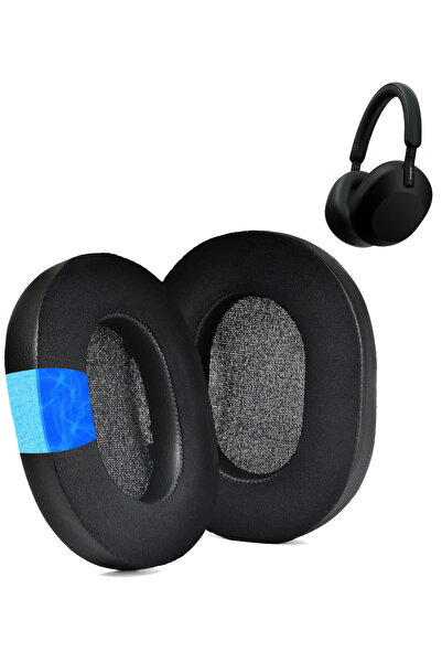 Other Pernițe pentru urechi, bureți, pernițe pentru SONY WH-1000XM5, UMPLUTĂ CU GEL, Negre