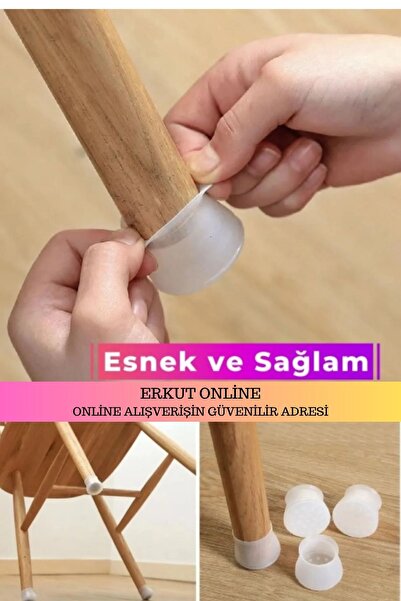 ERKUT ONLİNE SÜPER Kaydırmaz Çizdirmez Mobilya Masa Sandalye Zemin Koruyucu S...
