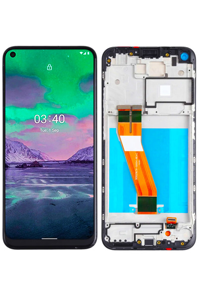 Other Ecran LCD + ecran tactil Nokia 5.4/3.4 recondiționat cu ramă neagră