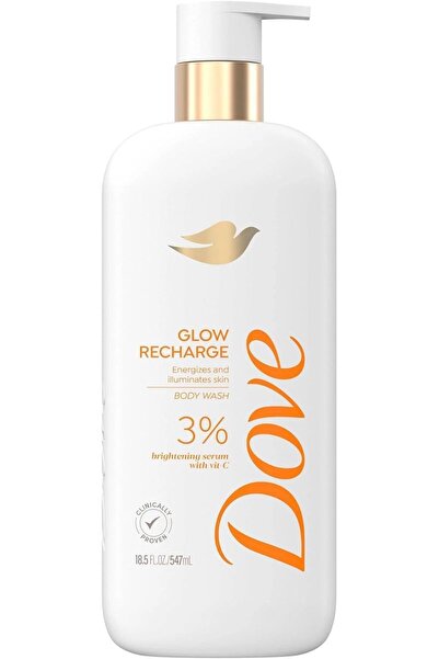 Dove Serum Body Wash Glow Recharge - Brightening Vitamin C, 18.5 Fl Oz