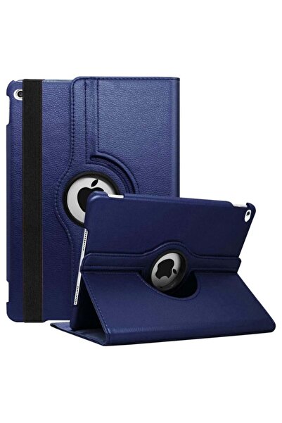 Generic حافظة SmartGrist الجديدة لجهاز iPad 9.7 2018 2017 / iPad Air 2 - غطاء واقٍ مع حامل دوار 360 درجة