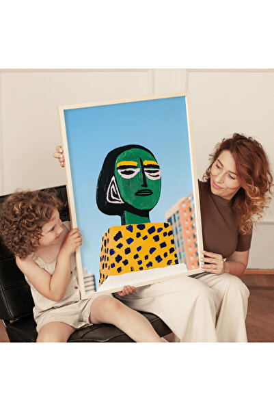 Tuba Decor Tablo dintr-o singură bucată cu rame din lemn pentru sufragerie, sufragerie, bucătărie