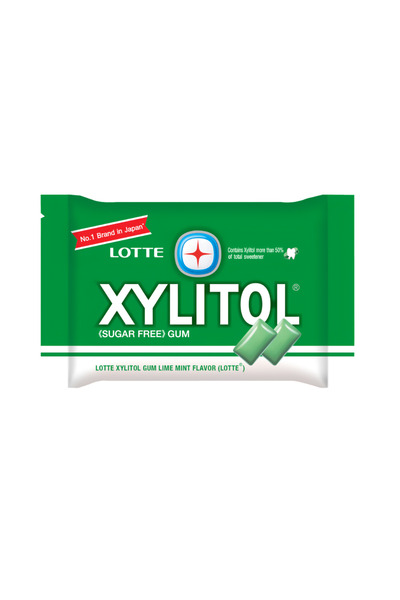 Lotte Xylitol لوتي زيليتول علكه 11 جرام خاليه من السكر بالليمون و النعناع