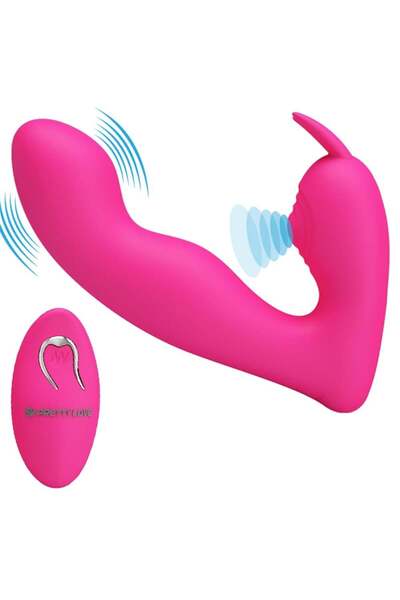 USB Şarjlı Uzaktan Kumandalı 12 Titreşim 4 Darbe Fonksiyonlu Teknolojik G-Spot Vajinal Vibratör