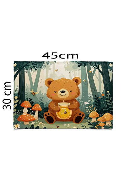 Queen Jera غطاء غداء بتصميم الدب السبعة للأطفال في رياض الأطفال والمدارس الاب...