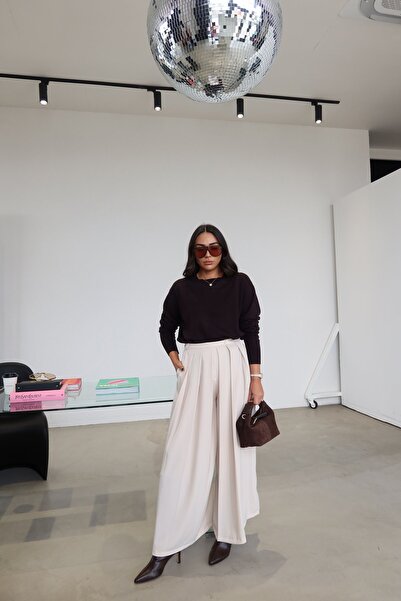 Özge Özgenç Широкі штани з плісированою крій