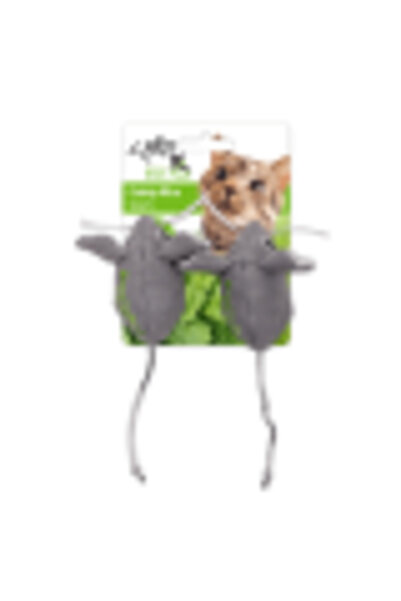 All For Paws Green Rush - Catnip Mice toy