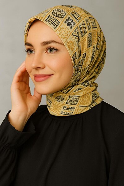 nehir eşarp Eșarfă cu model geometric, anti-alunecare, cu textură strălucitoa...