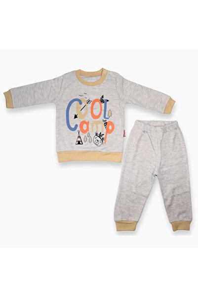 N@zence Cool Camp Baby Pajama Set - Cotton 2-Piece Long Sleeve Set