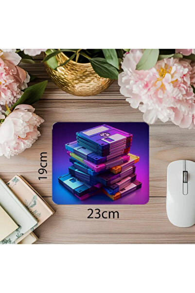Wisdom Rain تصميم لوحة ماوس فلاش ميموري مع ملصق متوهج - لوحة ماوس مطبوعة مستطيلة مستوردة مقاس 19 × 23 سم 2 مم