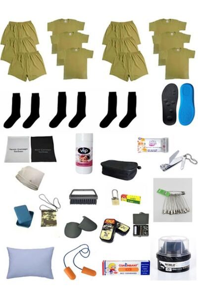 Ö ÖZMERT ASKERİ MALZEME Acemi Asker Ve Bedelli Seti Jandarma Kışlık Set 6lı
