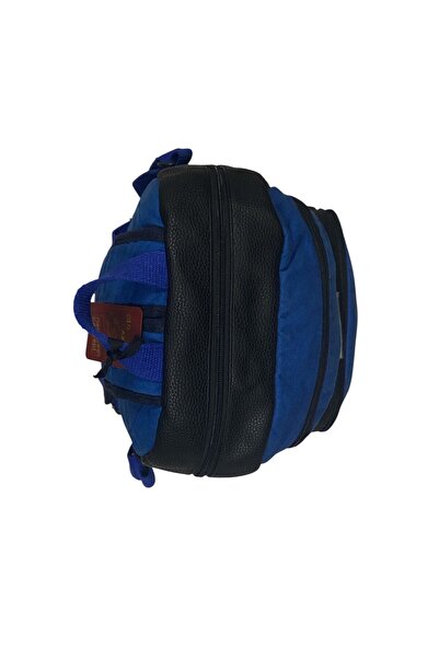 Old Cotton Rucsac de școală de calitate, negru, vintage, cu imprimeu casual, pentru excursii zilnice, Revilla Bag 28x38cm