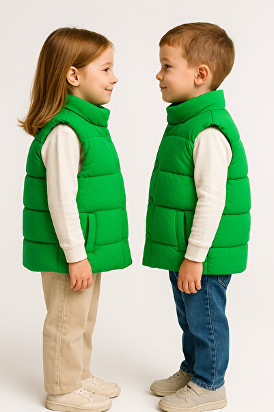 Motebarn Wear Унисекс модел надуваема жилетка за малки деца