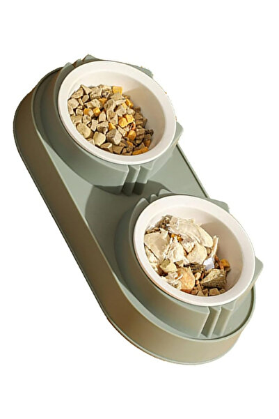 RiverWorld وعاء ماء وطعام للكلاب من ريفر وورلد بقسمين