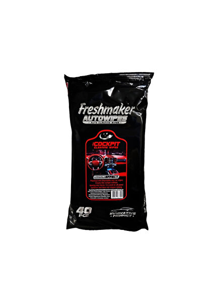 Freshmaker Fresh Maker Wipes 40 Wet Wipes for Car Dashboards