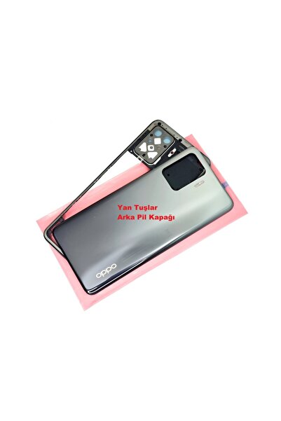 instatech Oppo Reno 5 Lite Kasa Arka Pil Batarya Kapağı Siyah