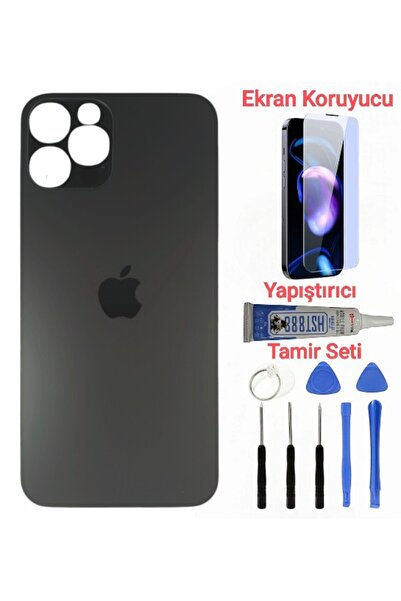 instatech iPhone 12 Pro Arka Kapak Pil Kapağı + Yapıştırıcı+Kırılmaz+Tamir se...