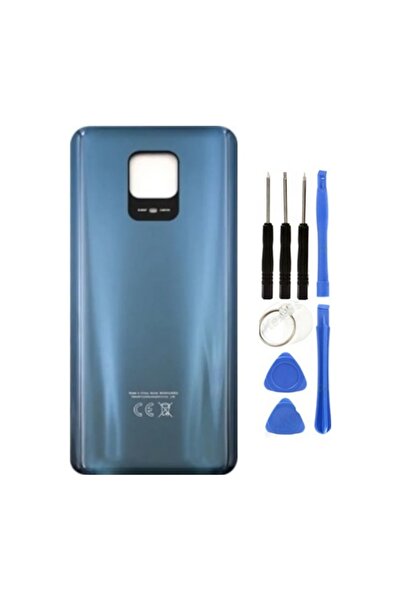 instatech Redmi Note 9 Pro Uyumlu Arka Pil Kapağı Siyah + Tamir Seti Çok Renkli