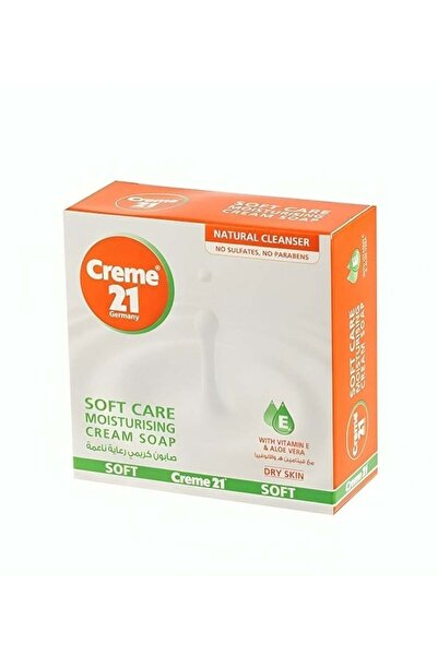 Creme 21 كريم 21 صابون كريم مرطب للعناية بالبشرة 125 جرام