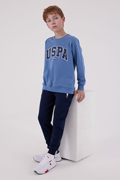 U.S. Polo Assn. Set de îmbrăcăminte pentru băieți din bumbac cu 3 fire, fără ...