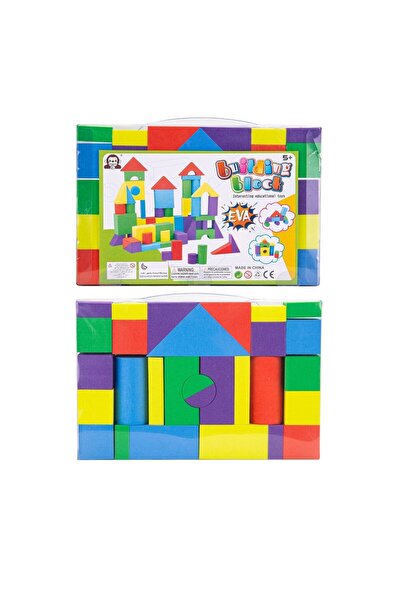 Flippy Set Blocuri de Constructie din Spuma EVA, Flippy, 29 de Piese,Interactive, 24.5x16x3.7 cm,Multicolor