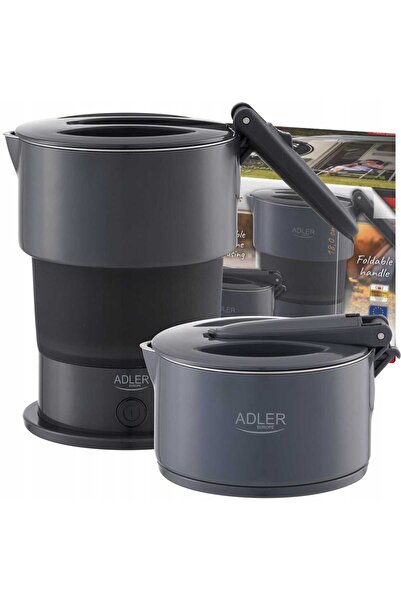 Other Fierbător de călătorie pliabil Adler din silicon | 0,6 l gri