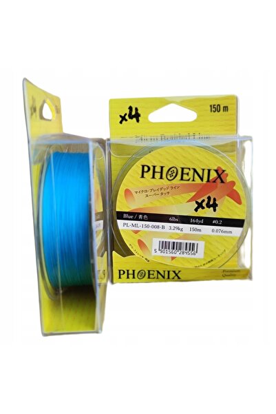 Other Împletitură Phoenix x4 rotundă ALBASTRU 0.08 mm - 150 m