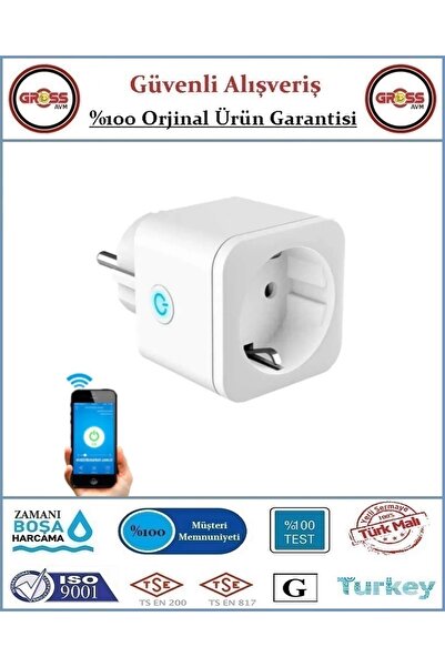 Cata Wi-Fi Uzaktan Kumandalı Akıllı Priz - Orjinal Ürün