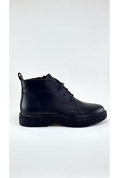 ALZA SHOES Hakiki Deri Kadın Kışlık Bot - Sıcak Astar - Kaymaz Taban- Hafif ve Rahat - Günlük Kullanıma Uygun