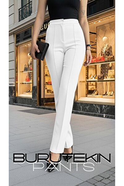 BTN BURUTEKİN 99 KADIN PALAZZO PANTALON ESNEK LİKRALI KUMAŞ