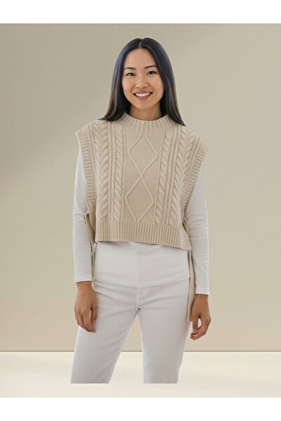 Modern Örme ve Dizayn Yandan Bağlamalı Süveter